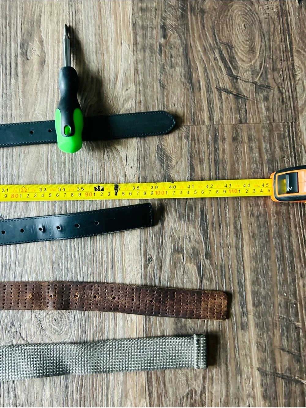 4 Black and Brown Leather Men's Belt - Classic
